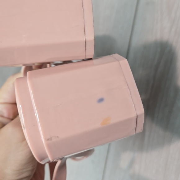 Jeffrey Campbell Women's Pink Block Heel Sandals Square Toe Shoes Sz 9 - Picture 7 of 11